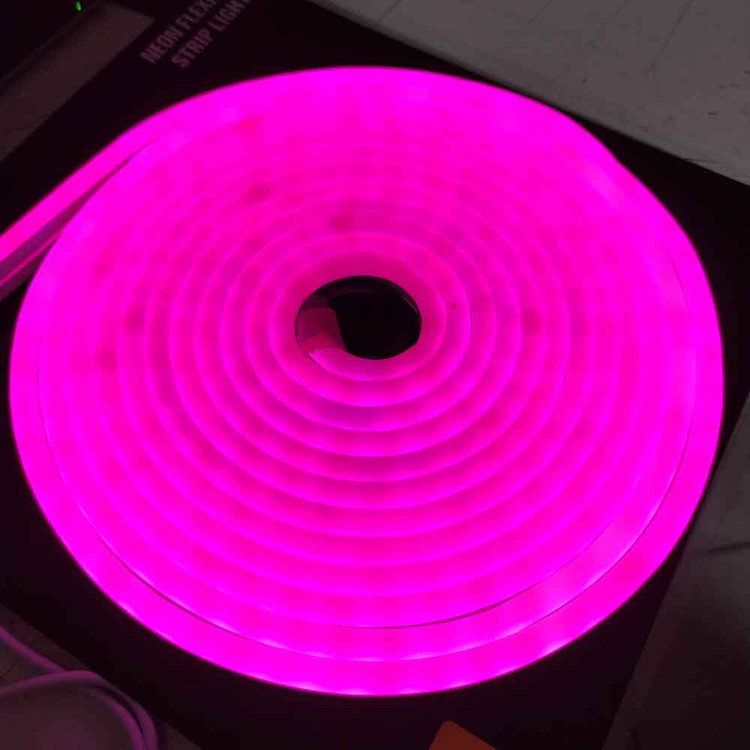 ریسه نئون فلکسی RGB حلقه ۵ متری ۸ میل ۱۲ ولت