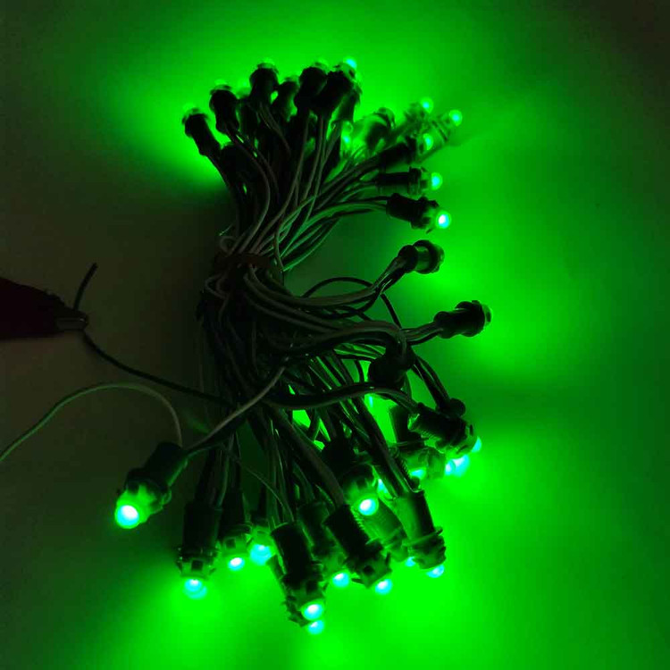 ریسه انگشتی تک رنگ ۱۲ ولتی سیم بلند ۱۳ سانت واترپروف
