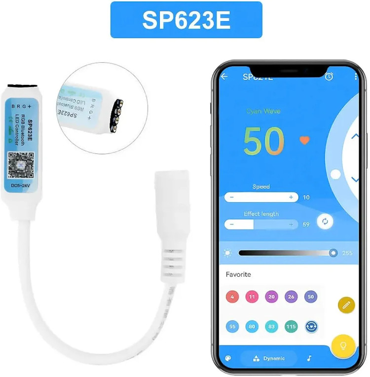 کنترلر RGB SP623E بلوتوث